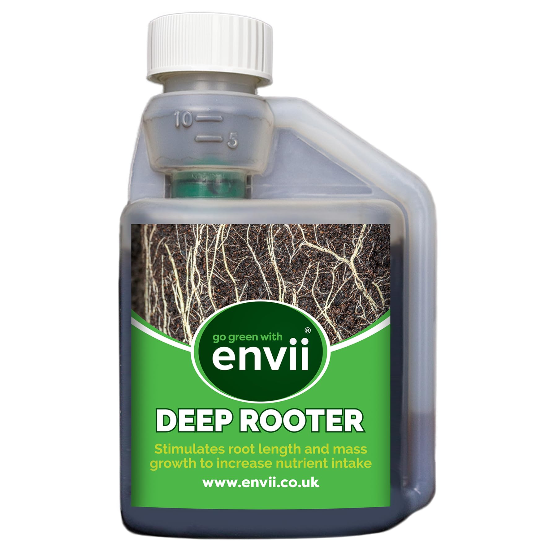 Envii Deep Rooter – Wurzelwachstum, Wurzeldünger, Wurzelhormone und Wurzelstimulator - Natürliche Wurzel Stimulator, Pflanzennahrung und Pflanzendünger Flüssig - 250ml Konzentrat