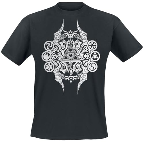 The Legend of Zelda Emblem Männer T-Shirt schwarz XL