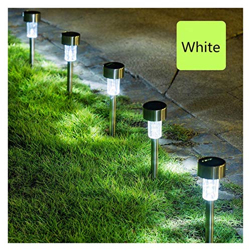 Generic 10-12PCS LED-Solarlicht for Garten Rasen Dekoration Pathway Patio Yard Laterne wasserdichte im Freien Landschaftsbeleuchtung (Emitting Color : White Light, Wattage : 10pcs)