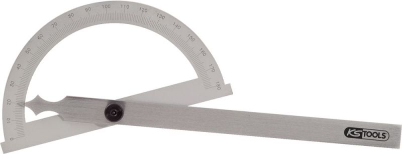 KS Tools Winkelgradmesser mit offenen Bogen, 200mm - 300.0642