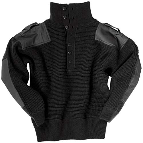 Mil-Tec OESTERR Alpine Sweater Wool Black
