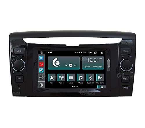 Costum fit Autoradio für Lancia Ypsilon Android GPS Bluetooth WiFi Dab USB Full HD Touchscreen Display 6.2" Easyconnect 8-Kern-Prozessor Sprachbefehle