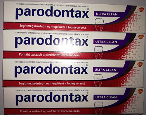 Parodontax 4 x Zahnpasta Ultra Clean - 75 ml