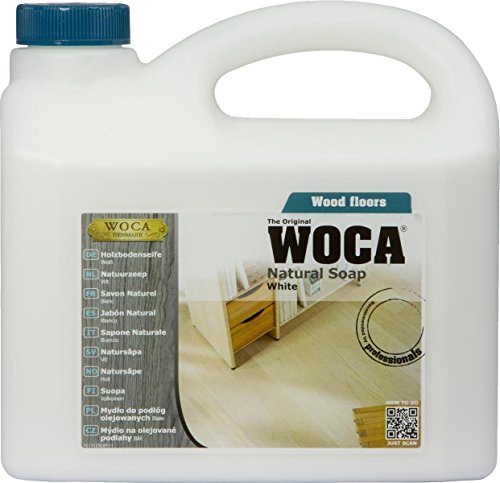 Woca Holzbodenseife Weiß 2,5 Liter für weiß geölte Holzböden
