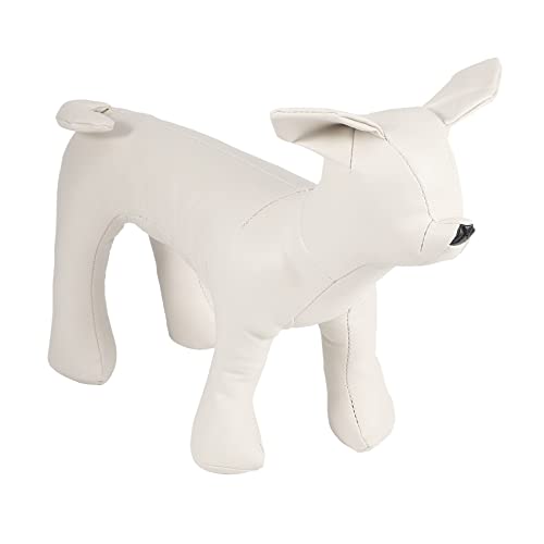 Uinfhyknd Leder Hund Schaufensterpuppen Stehend Stellung Hund Modelle Spielzeug Haustier Tier Geschaeft Schaufensterpuppe S