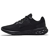 Nike Damen Revolution 6 Road Running Shoe, Black/Black-Dark Smoke Grey, 37.5 EU