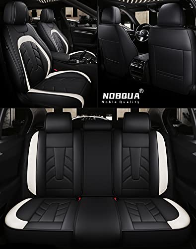 NOBQUA Sitzbezüge Auto Autositzbezüge Universal Set für Mercedes Benz W204 W211 W210 W124 W212 W202 W245 W163 Cla Gls Gla Glc A/B/C/E Klasse Au Auto Zubehör