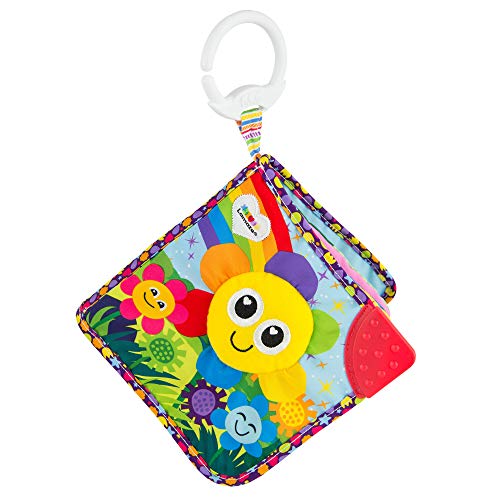 Lamaze Baby Spielzeug "Farbenbuch" Clip & Go, das hochwertige Kleinkindspielzeug. Das quietschbunte Stoffbuch stimuliert die Sinne und ist das perfekte Kinderwagen- und Greifspielzeug ab 0 Jahren
