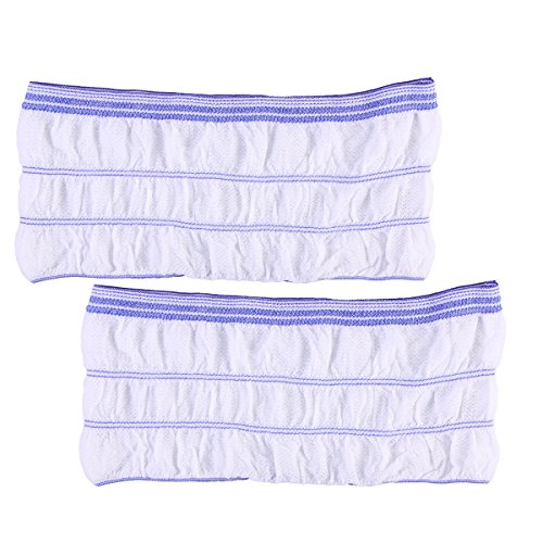 Supvox 10 stück postpartum underwear carer hohe taille einweg mutterschaft mesh hosen größe l (blau)