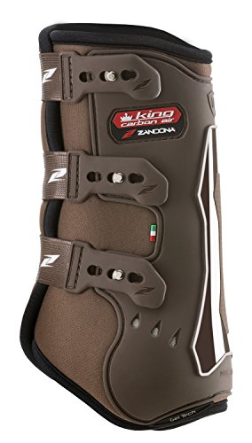 Zandonà King Carbon Air Gamasche-Schutz des Pferdes vor, Uni, King Carbon Air, braun