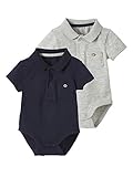 VERTBAUDET 2er-Pack Baby Polo-Bodys für Neugeborene pack nachtblau 56