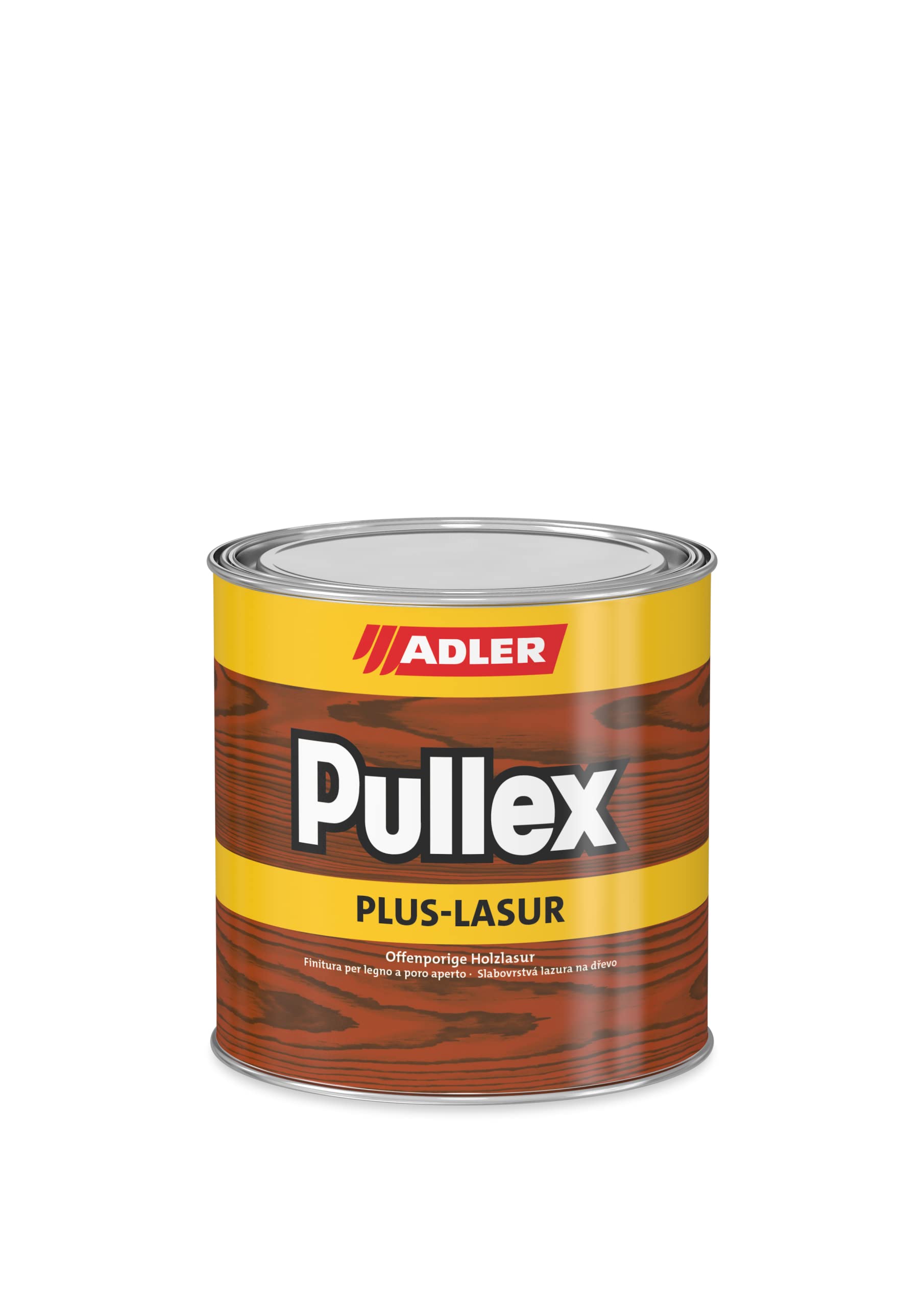 ADLER Pullex Plus-Lasur - Holzlasur Außen Farblos - Universell einsetzbare & aromatenfreie Holzschutzlasur als perfekter UV- & Wetterschutz - 750 ml Eiche/Braun