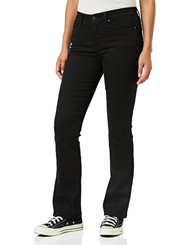Levi's Damen 315 Shaping Boot Bootcut Jeans, Schwarz (4X Stretch New Ultra Black 0043), W26/L30
