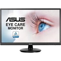 ASUS VA249HE - LED-Monitor - 60.5 cm (23.8) - 1920 x 1080 Full HD (1080p) - VA - 250 cd/m² - 3000:1 - 5 ms - HDMI, VGA - Schwarz