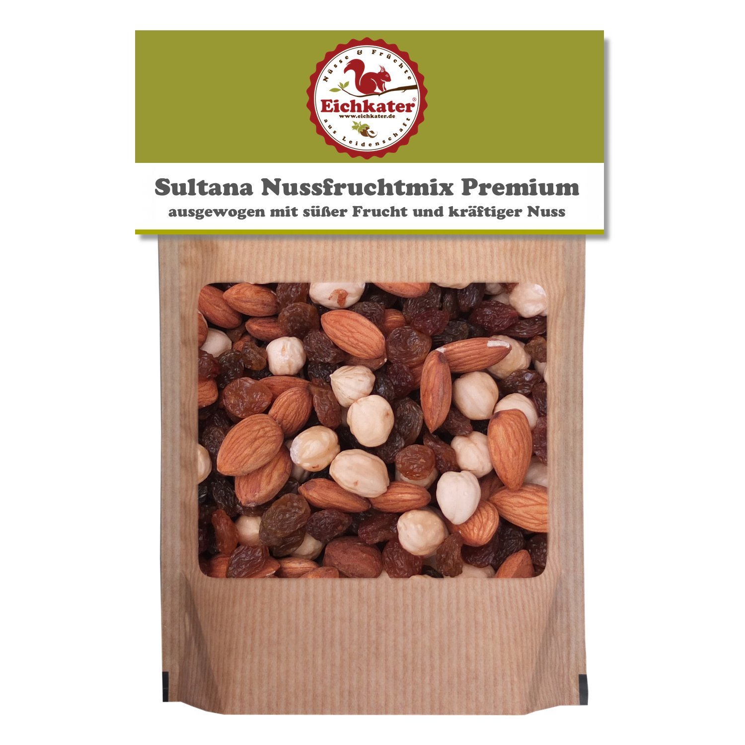 Sultana Nussmischung Premium mit Rosinen der Sultana-Traube 6er-Pack (6x250 g)