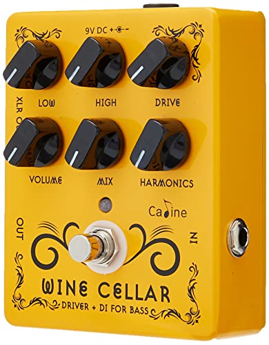 Caline® CP-60 Wine Cellar - Bass Drive & DI Effektpedal