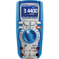 PeakTech 3440 - True RMS Digital Multimeter mit 4.0 Bluetooth & Grafik-Display, 50000 Counts, Profi-Handmultimeter, TÜV/GS, Autorange, Spannungsmesser, Durchgangsprüfer, Messgerät - CAT III 1000V