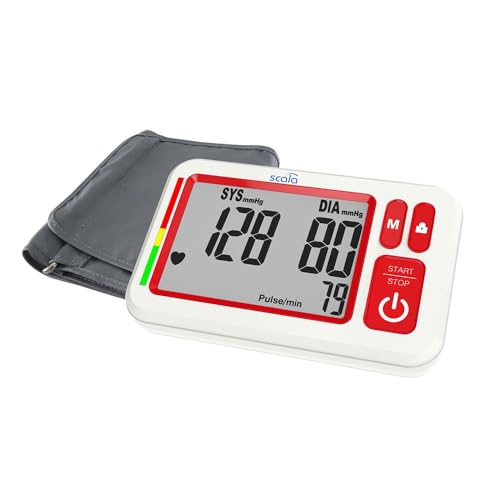 scala SC 6750A Oberarm- Blutdruckmessgerät, rot