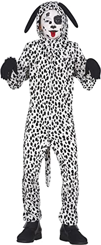 Guirca Dalmatiner Kostüm für Kinder Kinderkostüm Tier Hund Hundekostüm Gr. 98-146, GröÃŸe:140/146