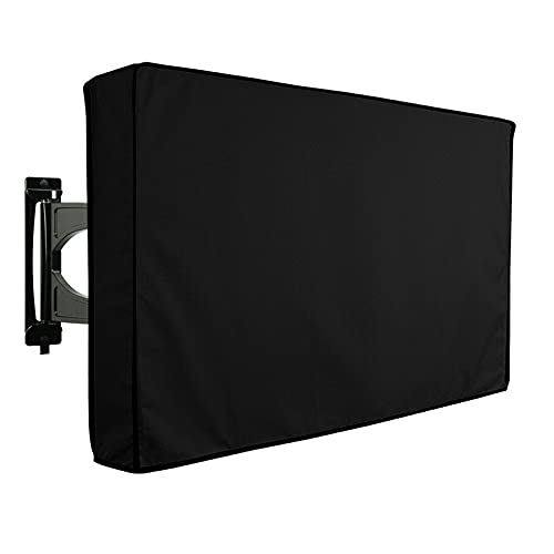 Outdoor TV Abdeckung 600D Polyestergewebe Wasserdichter UV Flachbildschirm TV Display Schutz für 50'' bis 70''LCD LED (for 55-58 inch TV)
