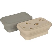 Silikon-Lunchbox LEMON/TOPANGA BEACH faltbar 2er Set
