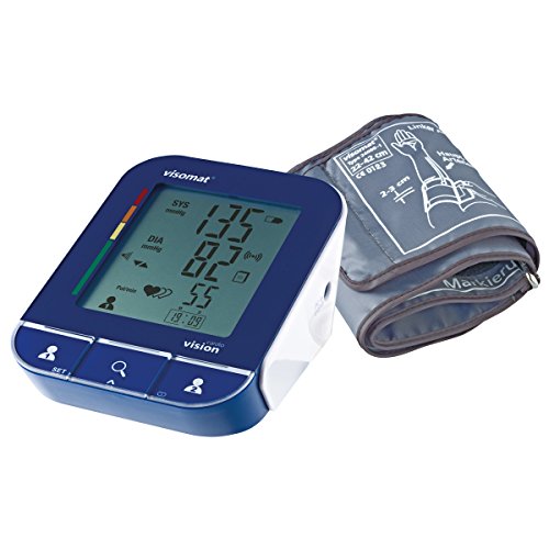 visomat vision cardio - Blutdruckmessgerät digital zur Messung des Blutdruck am Oberarm mit Bluetooth-Funktion