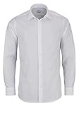 Seidensticker Herren Business Hemd Tailored Fit - Bügelfreies, schmales Hemd mit Kent-Kragen - Extra langer Arm - 100% Baumwolle, Weiß (weiß 01), 39 CM