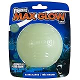 Chuckit! Max Glow Ball X-Large Ball - 3.5" Diameter - 1 Pack - Pack of 4