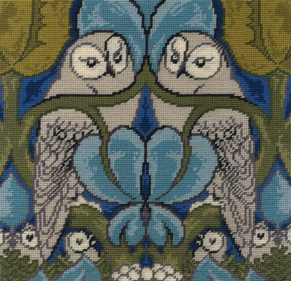 DMC C121K/77 The Owl by Voysey Kissenvorder-Set, Stoff, verschieden, Nicht zutreffend