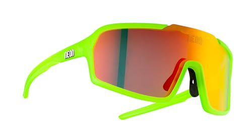Neon Arizona 2.0 Sonnenbrille - Crystal Yellow Fluo, Mirrortronic Red