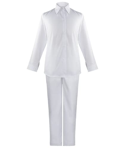 Anime The Promised Neverland Cosplay Emma Norman Ray Outfits, Weiß, für Anime-Fans, Cosplay, Weiß - 2,3XL