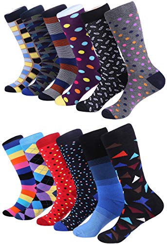 Marino Avenue - Herren Socken - Baumwolle - bunt gemustert - 12er-Pack, Trendy Kollektion, 43-46