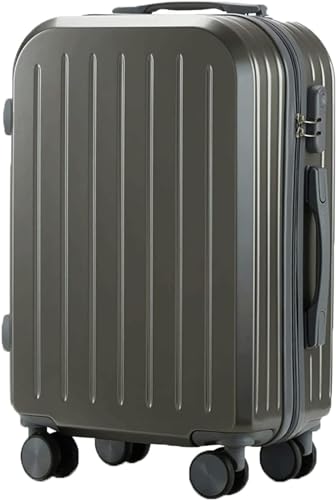 IRYZE Koffer Reisekoffer Tragbarer, Praktischer Gepäck-Trolley, Robuster Universal-Passwort-Koffer Mit Rad Trolley Boardcase (Color : E, Size : 22 in)