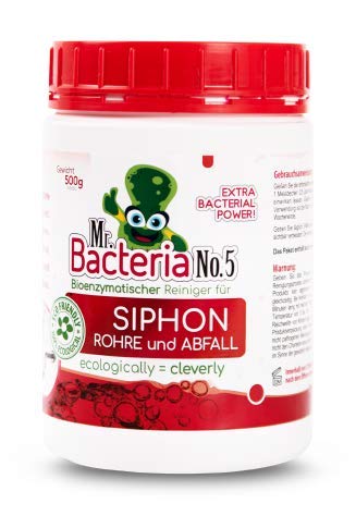 Mr.Bacteria No.5 Bioenzymatischer Reiniger für SIPHON ROHRE und ABFALL 500g - 1 Stück