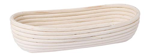 Redecker Gärkörbchen, oval, klein - für Brote bis 500 g, Größe: 30,5 cm