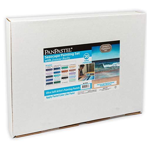 PanPastel Seascape Painting Set with Joanne Barby 20 Colors + Palette & Tools