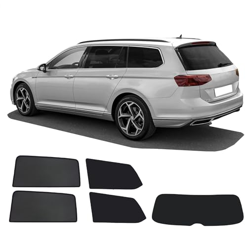 VW Sonnenschutz, SONNIBOY Sonnenschutz für VW Passat Variant, Typ B8, 5-Door, 2015- + Tasche