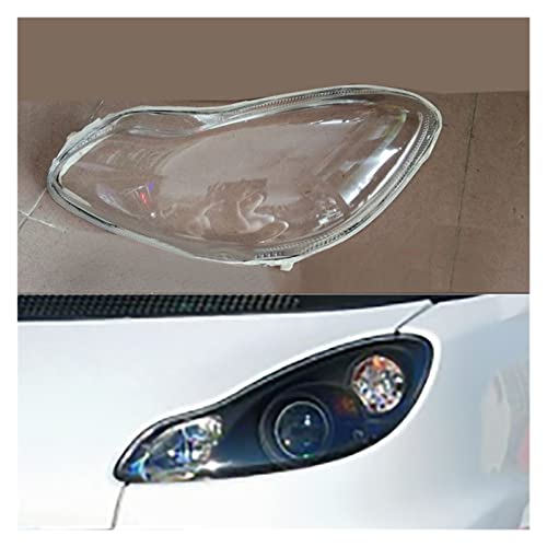 Scheinwerfer Objektiv Glas Lampenschirm Abdeckung Scheinwerferlinse Für Mercedes-Benz W451 Smart 451 Auto Scheinwerfer Abdeckung (Farbe : Links)