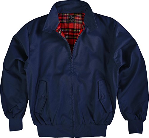 Original GearUp® Harrington Jacke English Style in 12 verschiedenen Designs wählbar Farbe Navy Größe S