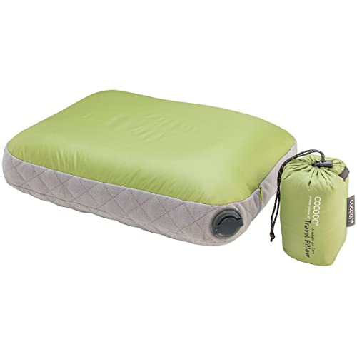 Cocoon Air-Core Pillow Ultralight Größe 28 cm x 38 cm wasabi/grey