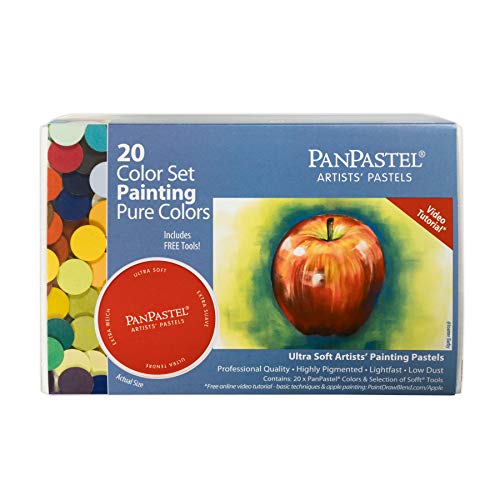 PanPastel Pastelle-Set mit 20 Farben - Reine Farben/Malerei Set