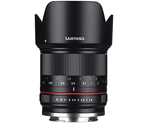 Samyang 21/1,4 Objektiv APS-C Fuji X manueller Fokus Fotoobjektiv, Weitwinkelobjektiv schwarz