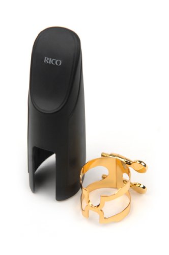 RICO H-Blattschraube und Kapsel für Baritonsaxophon, vergoldet