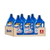 Deox Flüssigwaschmittel Fresh, 144 Waschgänge, entfernt Flecken und desinfiziert, mit geruchshemmender Formel, 1200 ml, 6 Packungen