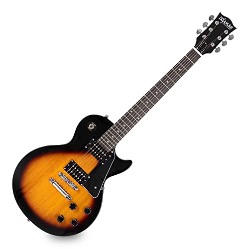 Shaman Element Series SCX-100VS - E-Gitarre in Single Cut-Bauweise - geleimter Hals aus Mahagoni - Macassar-Griffbrett - Vintage Sunburst