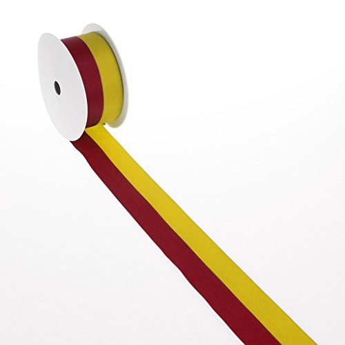 Vereinsband - gelb, rot - 40 mm x 25 m - 2436 40 73