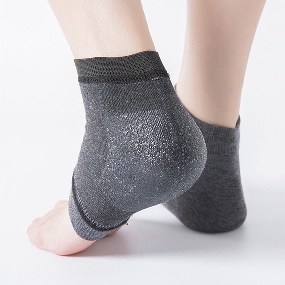10 Paar Silikon-Anti-Riss-Socken Fußpflege Rissiger Fuß Trockener Schutz für harte Haut Feuchtigkeitsspendende Spa-Gel-S