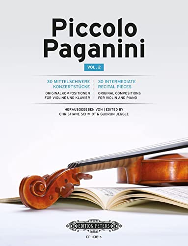 Piccolo Paganini Vol. 2 -30 Mittelschwere Konzertstücke: Sammelband für Violine, Klavier