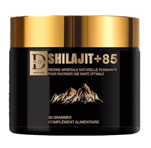 SHILAJIT DOZ - 50 g | Premium Goldqualität | Natürlicher Energie- und Gedächtnisverstärker | reiner Himalaya-Extrakt | 85 Mineralien & Fulvinsäure | Gesundheit und Immunverstärkung