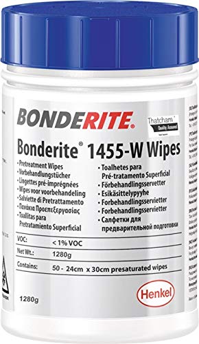 Bonderite Henkel M NT 1455-W Feuchttücher Behandlung Metalle 50 Wischtücher